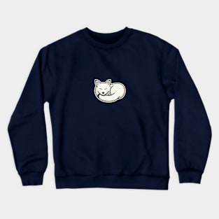 Sleeping Arctic Fox Crewneck Sweatshirt